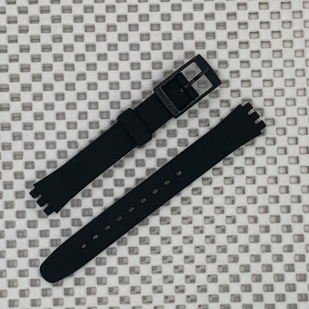 Swatch Watch Strap - LB184 - SOMETHING BLACK - Strap only